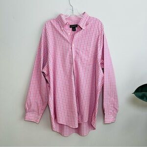 Brooks Brothers plaid non iron button down shirt